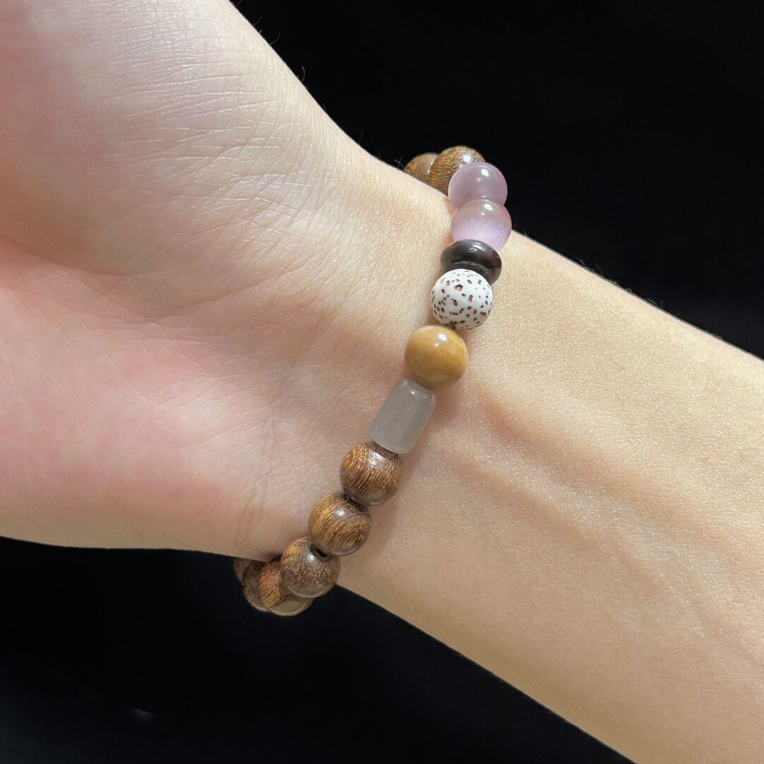 逐鹿·原创设计新中式金丝檀木手串手作