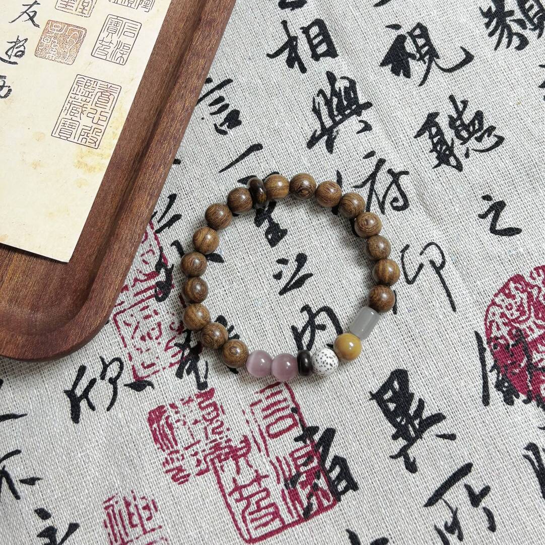 逐鹿·原创设计新中式金丝檀木手串手作