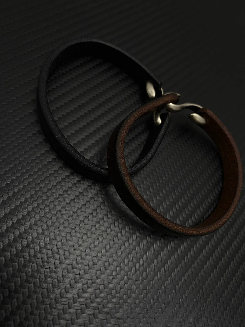 2025NEW美式复古个性时尚高级感男女小众简约百搭皮手链潮