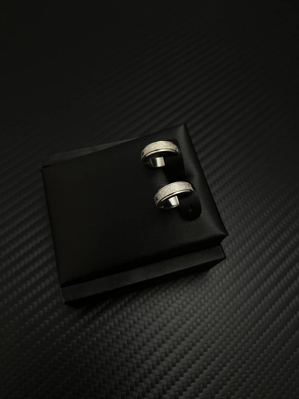 2025NEW美式简约磨砂银耳夹男女chillfit高级感个性无耳洞耳饰潮