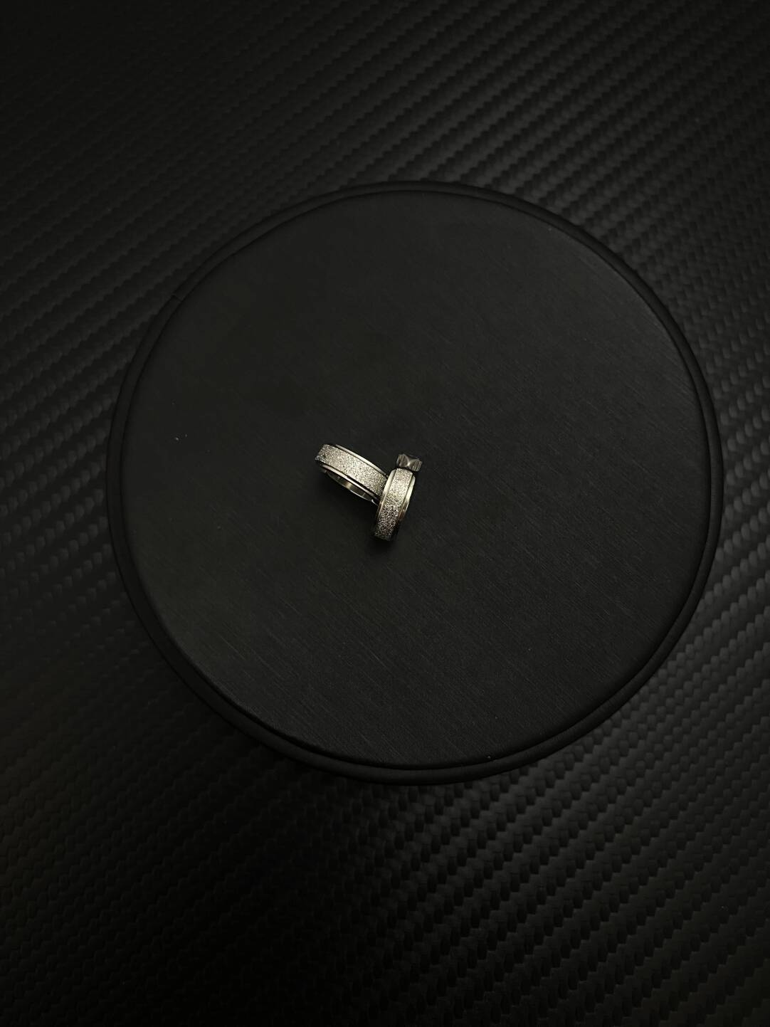 2025NEW美式简约磨砂银耳夹男女chillfit高级感个性无耳洞耳饰潮