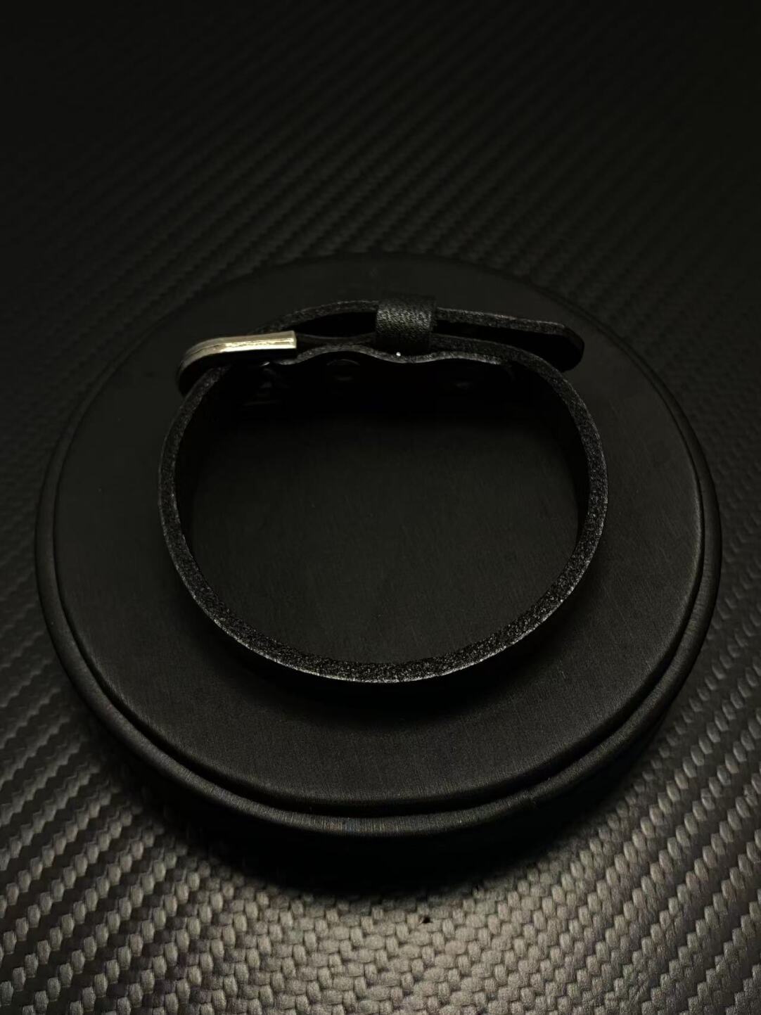 2025NEW美式cleanfit简约复古多色可调节高级感情侣牛皮手链潮牌