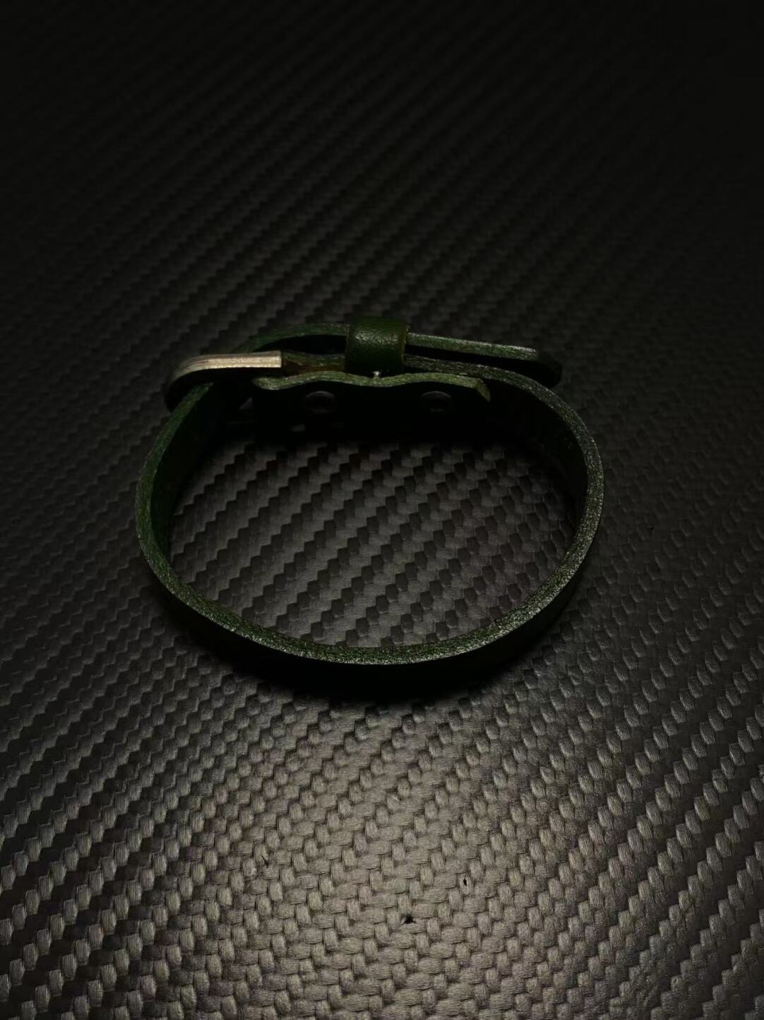 2025NEW美式cleanfit简约复古多色可调节高级感情侣牛皮手链潮牌