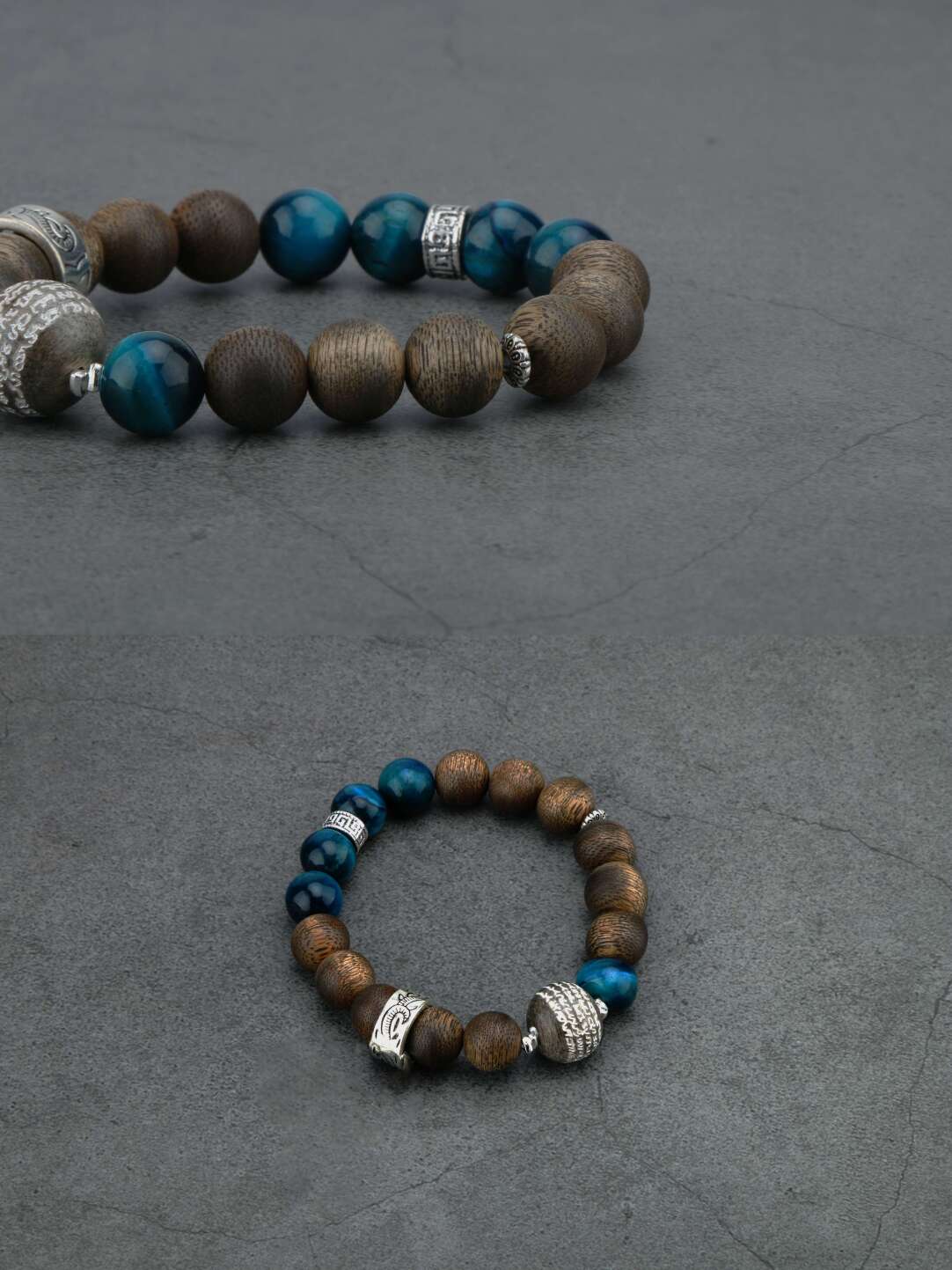 【五条经顶珠沉香手串】1.0莺歌绿沉香+虎眼石