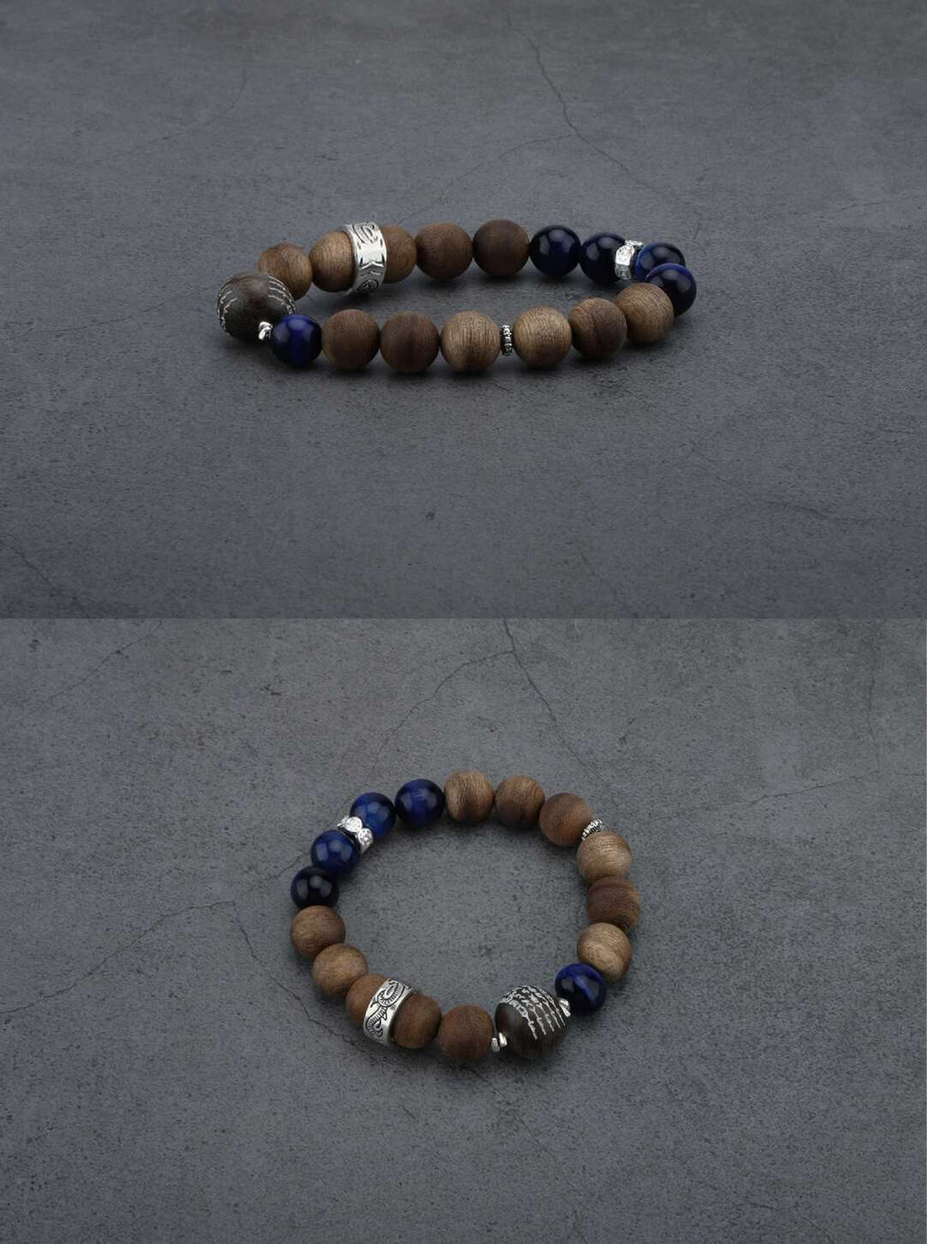 【五条经顶珠沉香手串】1.0莺歌绿沉香+虎眼石