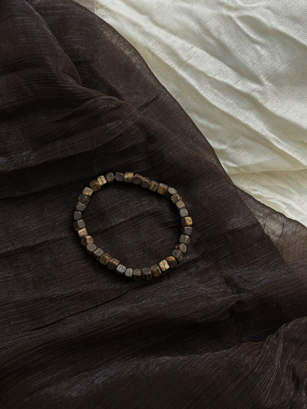 随心·4mm沉香小方糖绿奇楠奇楠沉香手串