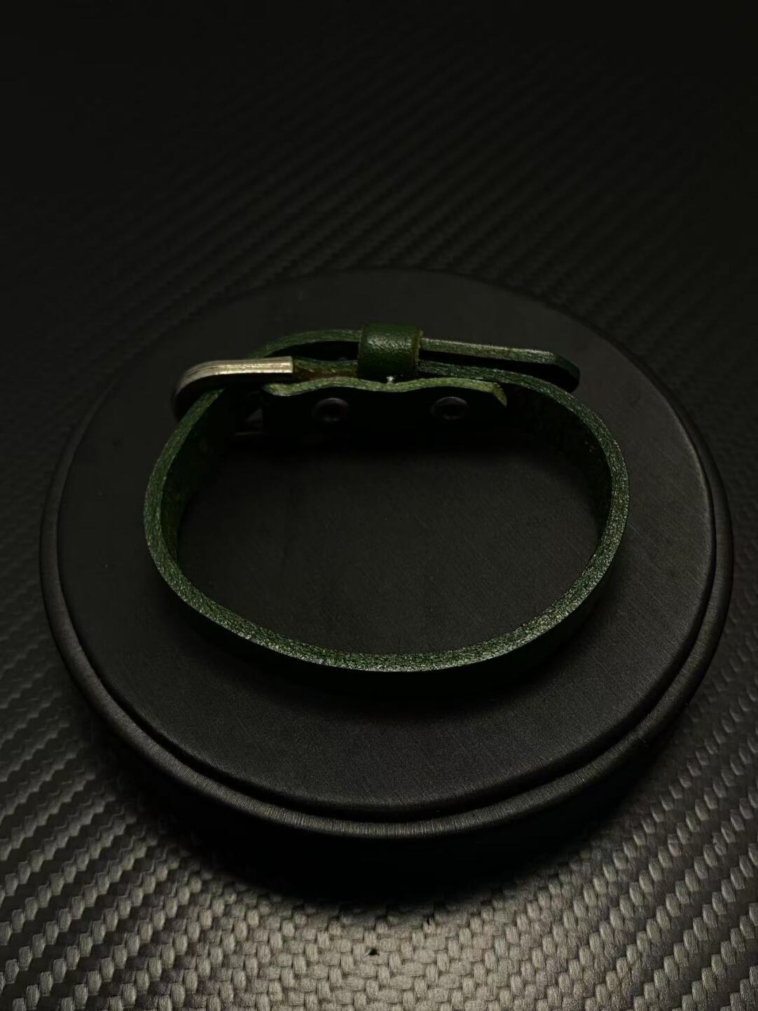 2025NEW美式cleanfit简约复古多色可调节高级感情侣牛皮手链潮牌