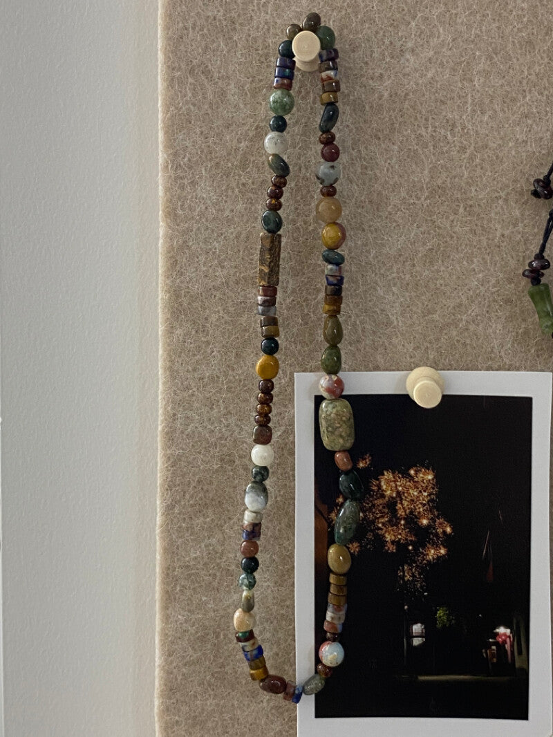 【山梁】原创天然石双圈手串