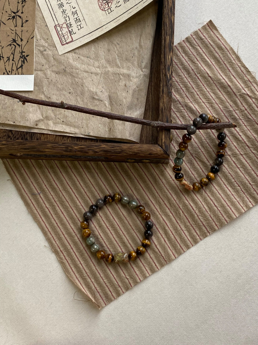 【沉赭】原创天然石手串