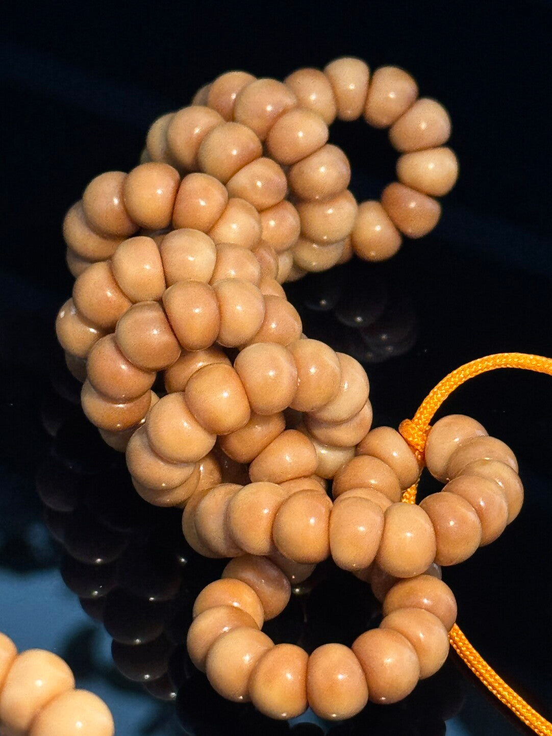 【龙脊菩提蒜瓣】手串/长串·半玉化·天然无科技
