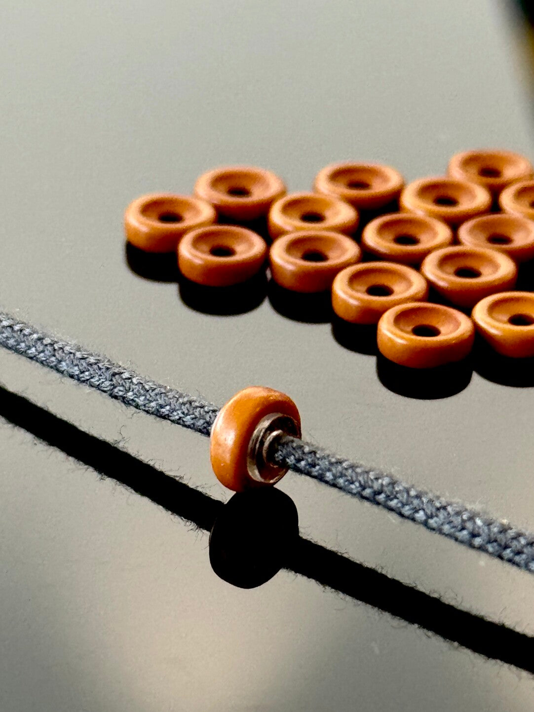 【橄榄核三层夹心隔片】铁核油核各种核必备搭子·不伤核·6x2x2mm