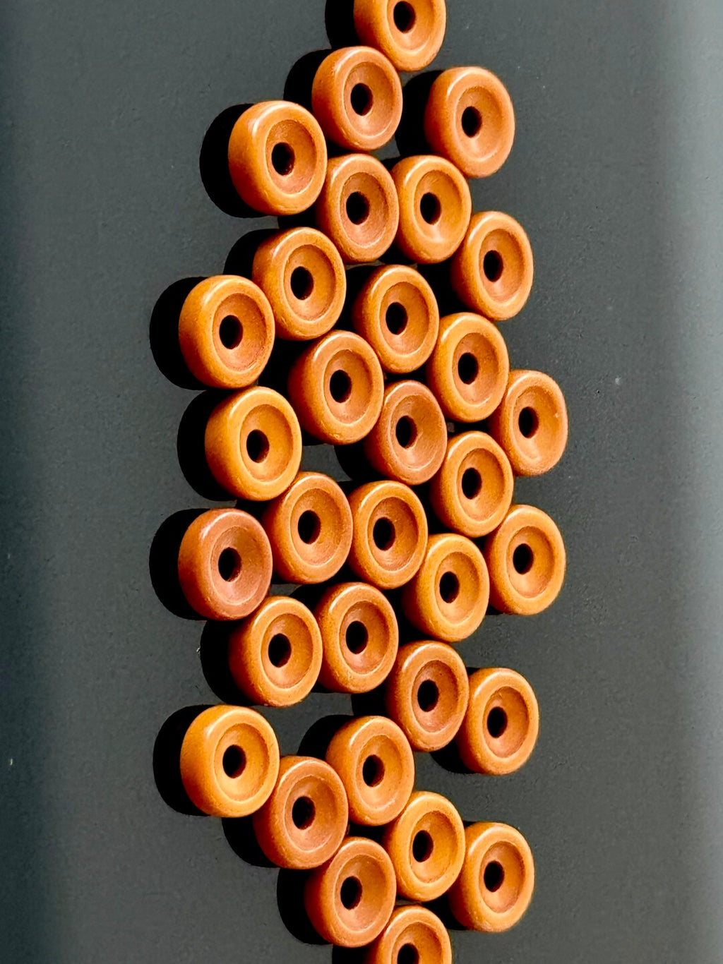 【橄榄核三层夹心隔片】铁核油核各种核必备搭子·不伤核·6x2x2mm