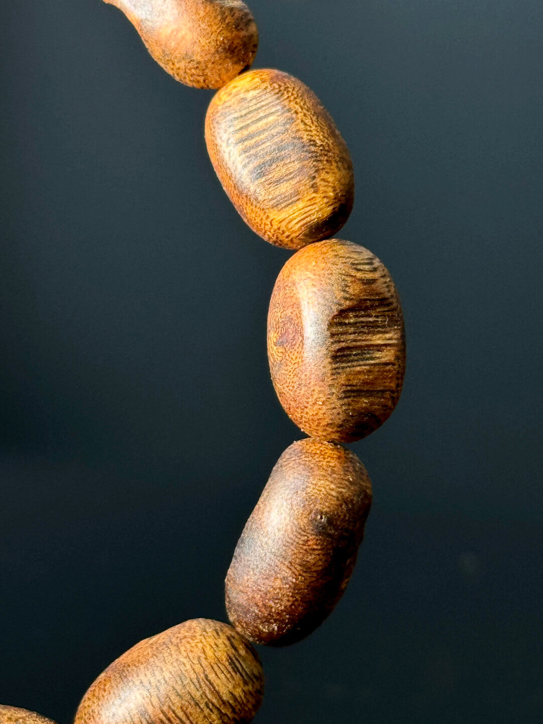 【绿奇楠沉香瘤疤随形手串】原生态无科技·结油丰富·香韵浓厚