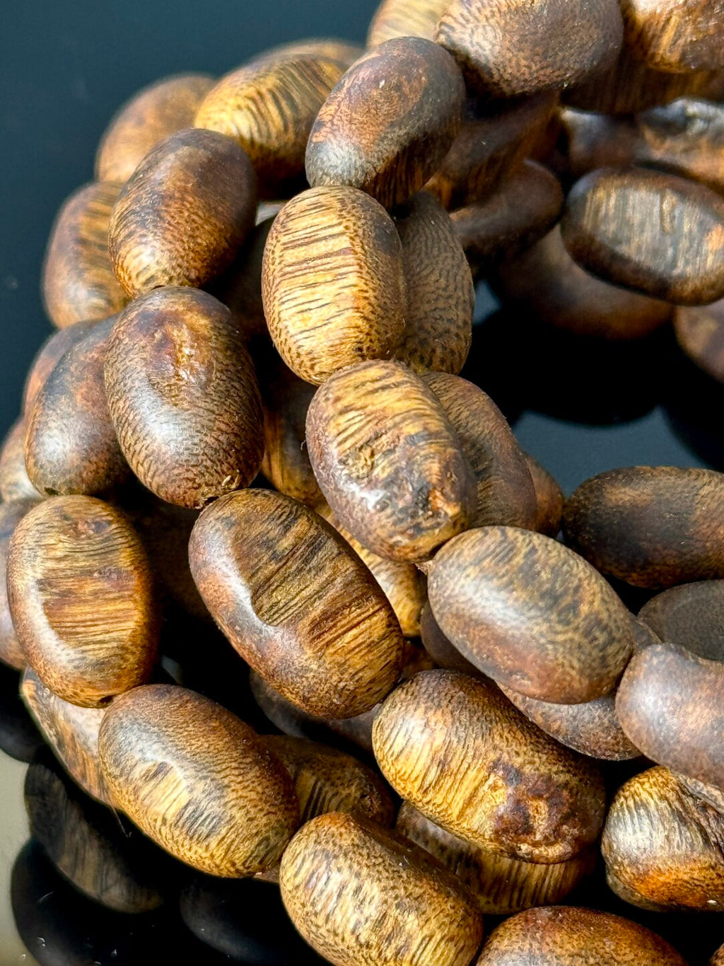 【绿奇楠沉香瘤疤随形手串】原生态无科技·结油丰富·香韵浓厚