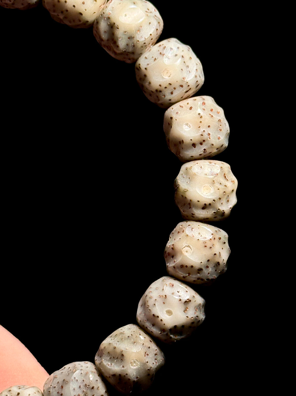 【石玉料星月无相】糯冰·星点够用·精工归圆