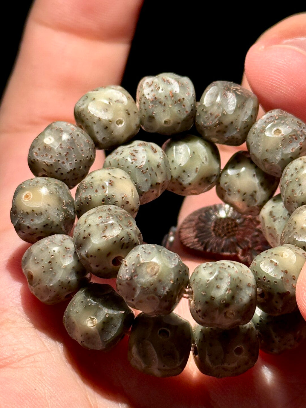 【石玉料星月无相】糯冰·星点够用·精工归圆