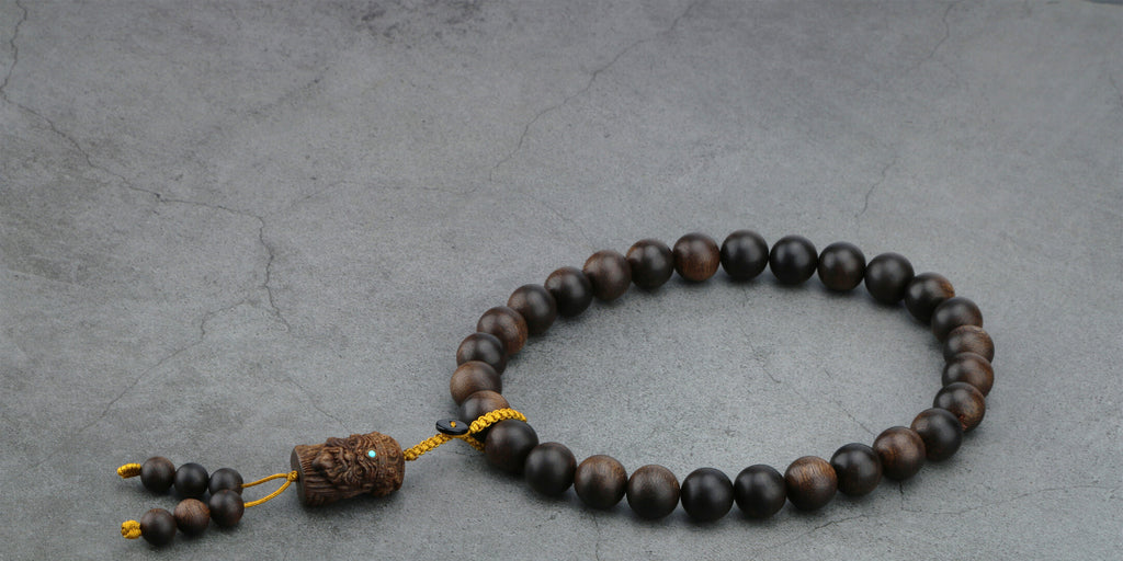 沉木雕语 | 沉香双圈密语手串